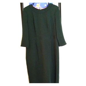 Boden Dress in Forest Green